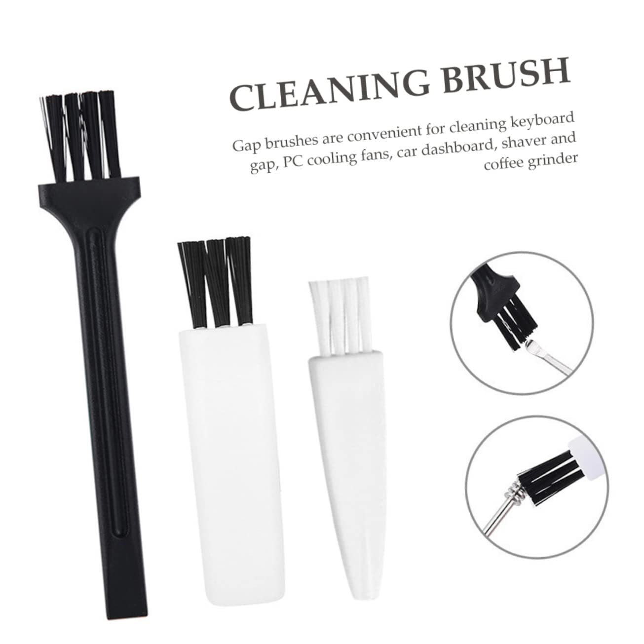 Professional Beard Razor Cleaning Brush Set - 30Pcs Shaving Brush for Beard Hair, Keyboard, PC Fan & Electronics Cleaning - Perfect for Grooming, Computer Maintenance & Device Care