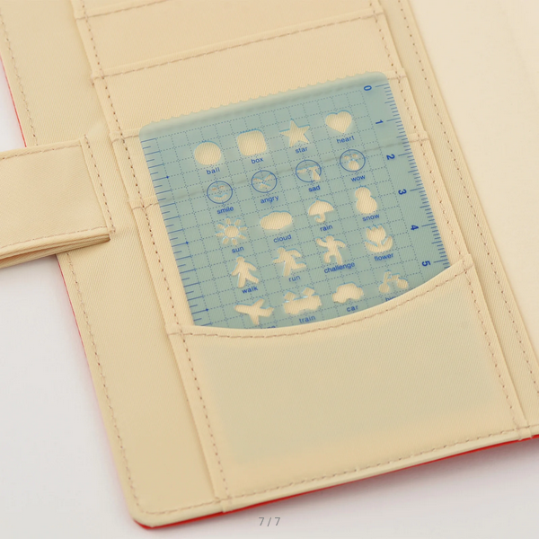 Hobonichi Stencils Set - 5 Piece Planner Accessories for Bullet Journaling, Scrapbooking & Creative Planning | Perfect for Hobonichi Techo, Traveler's Notebook & DIY Projects