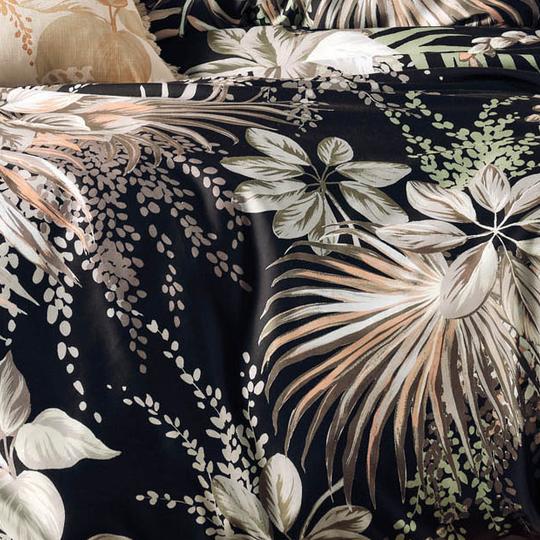 Linen House Harlow Black Quilt Cover Set - Premium Bedding for Modern Bedrooms | Perfect for Master Bedroom, Guest Room & Dorm Decor