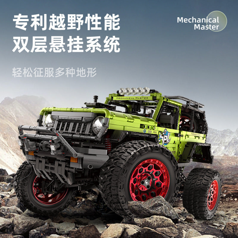 IM.MASTER 9829 2 Wrangler 1:6 Scale Off-Road RC Climbing Vehicle with Motor - 2545pcs Building Kit for Adults, Hobbyists & Collectors - Perfect for Trail Crawling, Rock Climbing & Outdoor Adventure Scenes