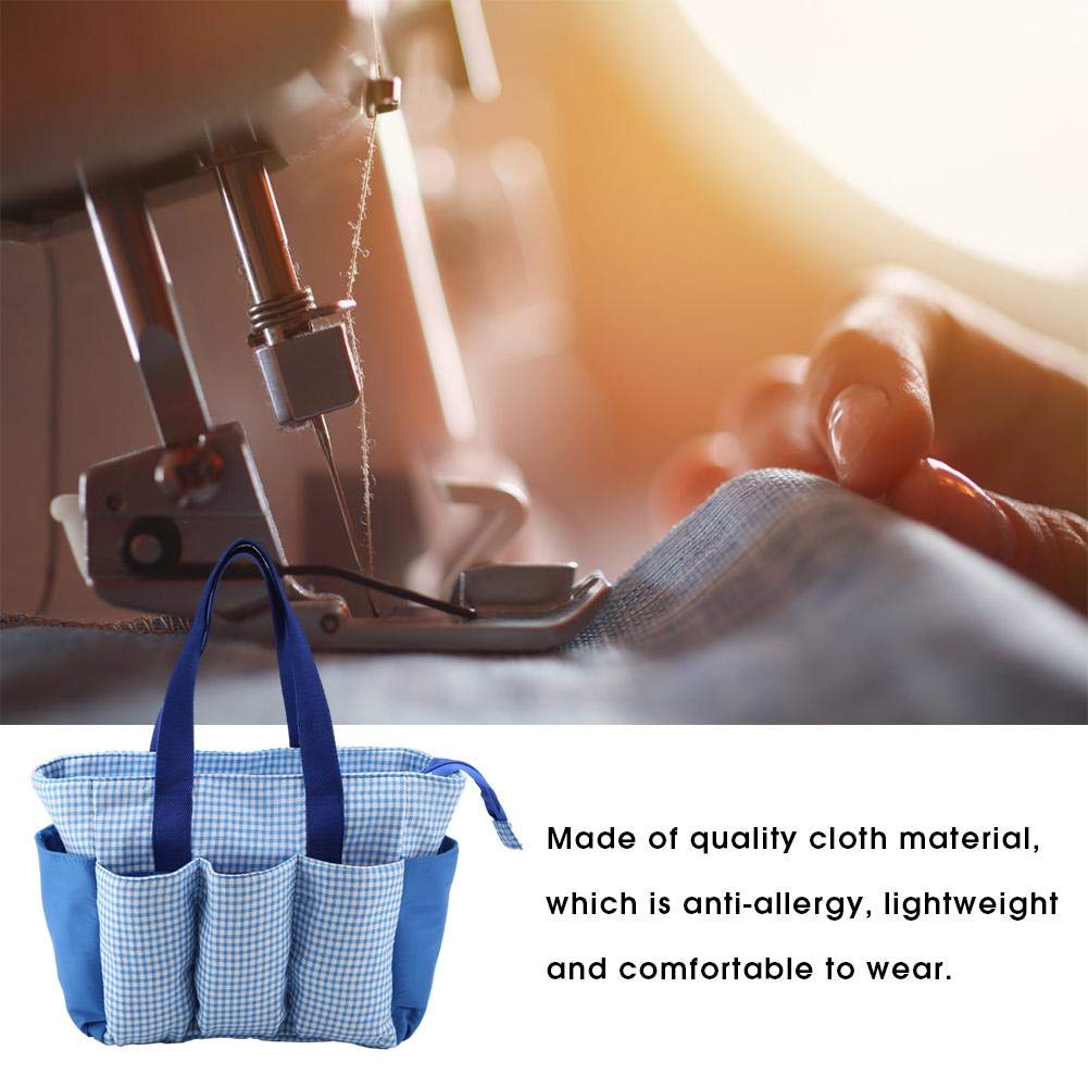 Portable Knitting Tote Bag - Yarn Storage Organizer for Small Projects, Sewing Tools & Craft Supplies | Perfect for Knitting, Crocheting & DIY Crafts On-The-Go