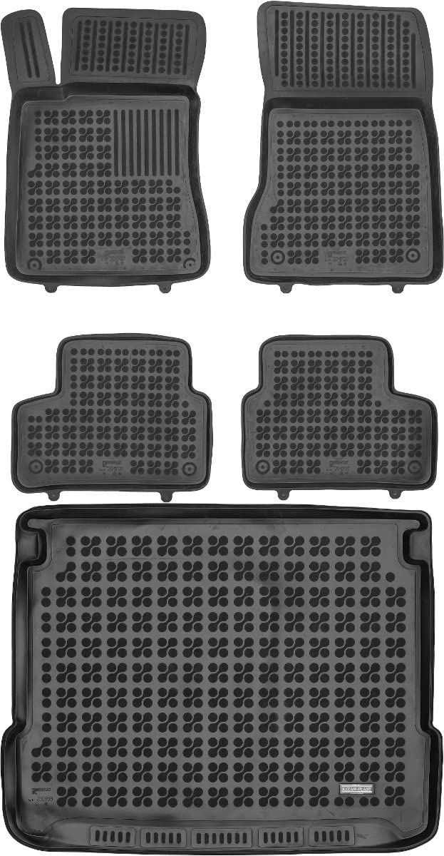 Premium All-Weather Car Floor Mats Set for Mercedes-Benz GLB 2019-2023 - Custom Fit Waterproof Floor Liners & Cargo Mat - Durable SUV Accessories in Black (Perfect for Daily Commute, Road Trips & Outdoor Adventures)