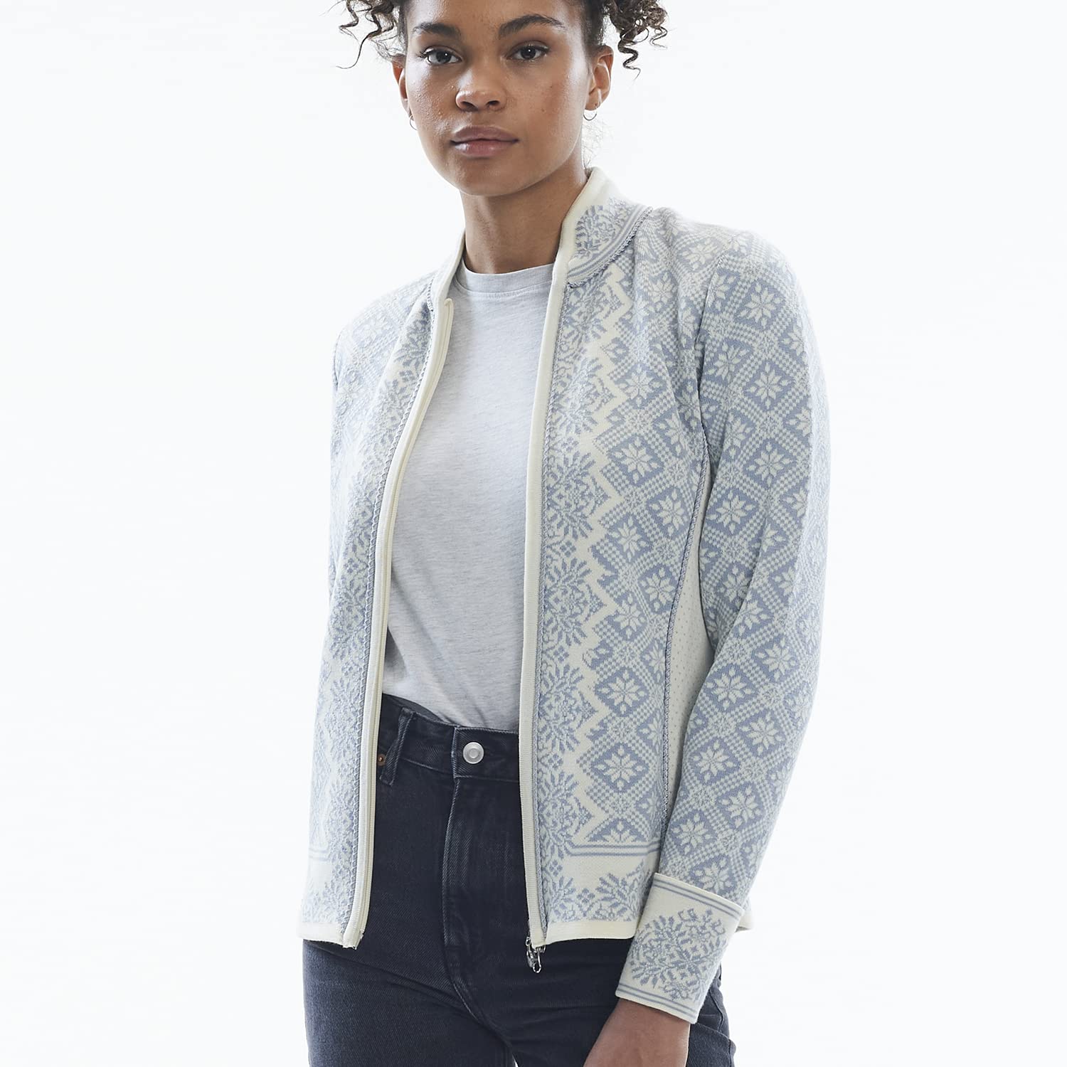 Dale of Norway Christiania Women's 100% Soft Merino Wool Cardigan Sweater - Cozy Winter Knitwear for Casual Outfits & Outdoor Activities