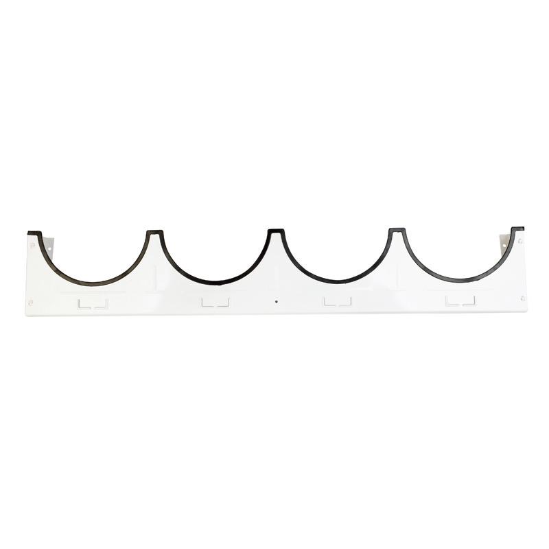 AL Gard ALG HH4 Helmet Holder - Heavy Duty Safety Helmet Rack for 4 Helmets - Perfect for Construction Sites, Warehouses & Industrial Workplaces