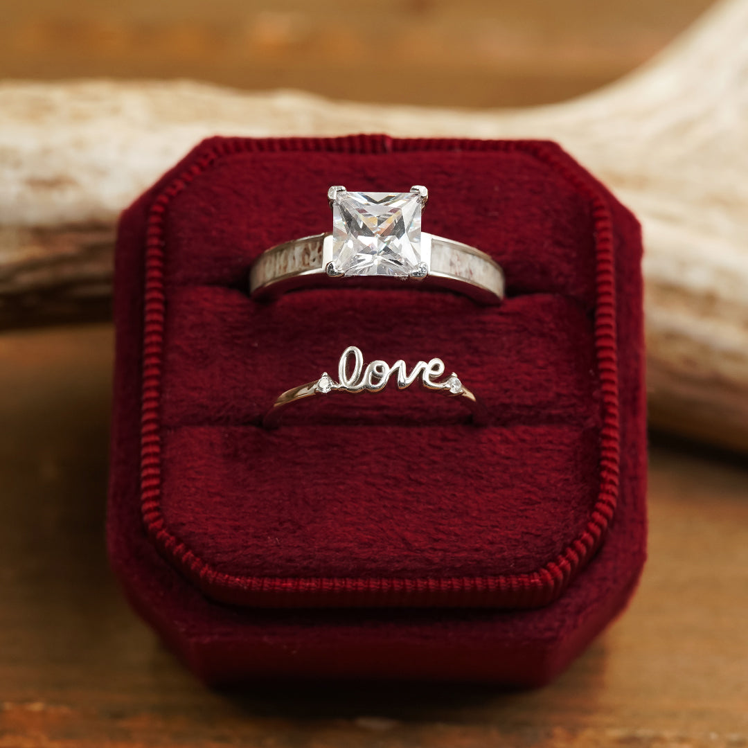 The Love Band - Adjustable Couples Bracelet Set for Him & Her - Perfect for Anniversaries, Valentine's Day & Romantic Gifts