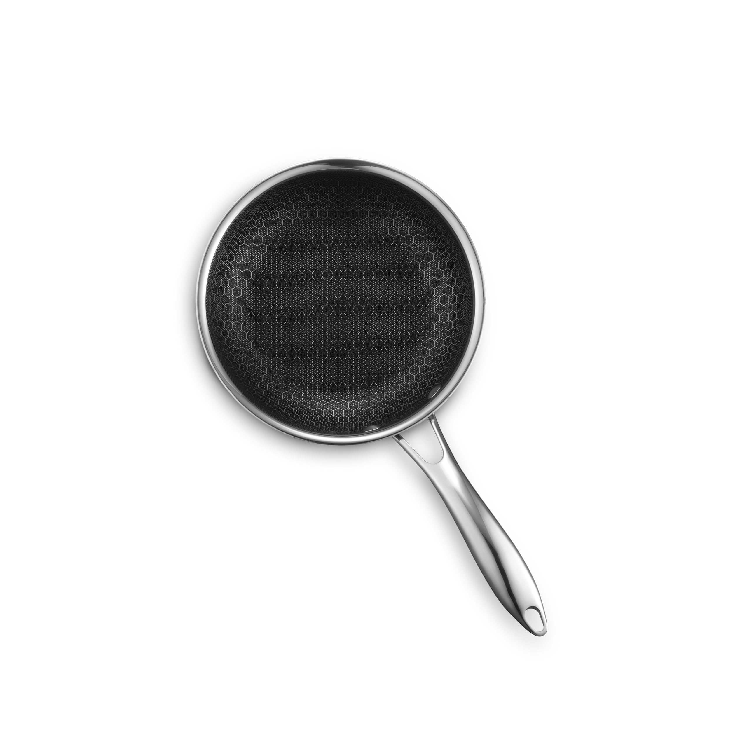 HexClad Hybrid Nonstick 7-Inch Frying Pan with Stay-Cool Handle - Dishwasher & Oven Safe Up to 900°F - Induction Compatible for All Cooktops - Perfect for Sautéing, Frying & Cooking Small Meals