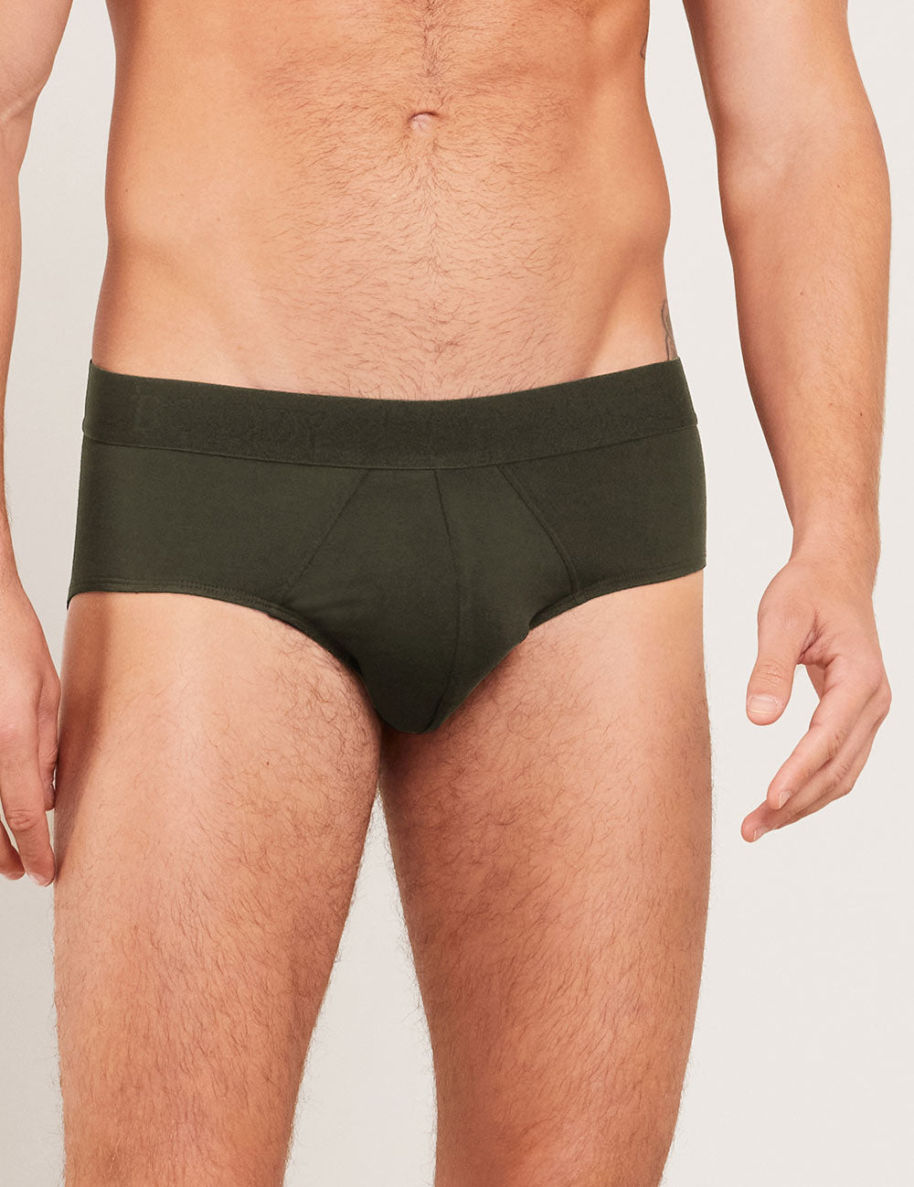 Premium Men's Cotton Briefs Underwear - Soft & Breathable Dark Olive Boxer Shorts for Everyday Comfort | Ideal for Work, Gym & Lounge