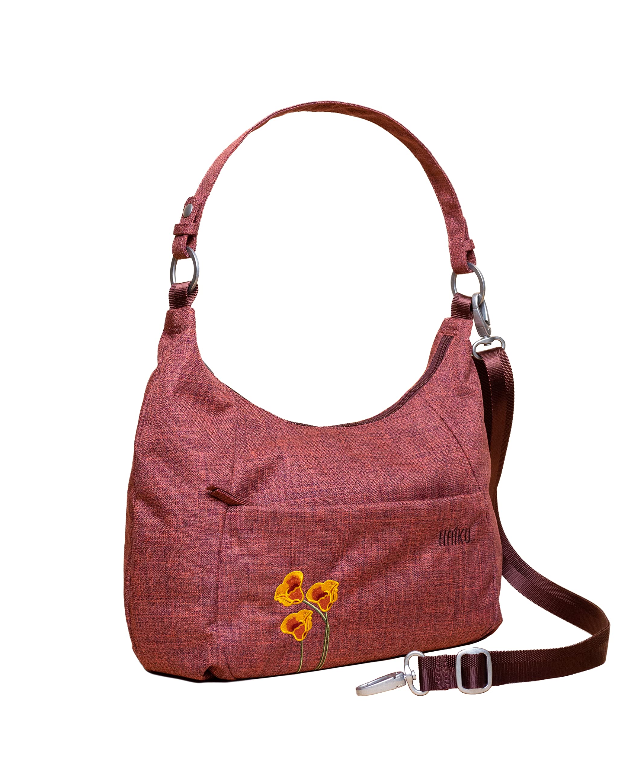 HAIKU Amble Hobo Bag - Removable Shoulder Strap & Adjustable Crossbody Strap - Stylish Women's Handbag for Work, Travel & Everyday Use