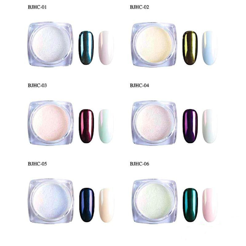 Mermaid Pearl Chrome Pigments for Nails, Art & Crafts - High-Quality Cosmetic Glitter Powder for DIY Makeup, Body Paint, Resin Jewelry & More