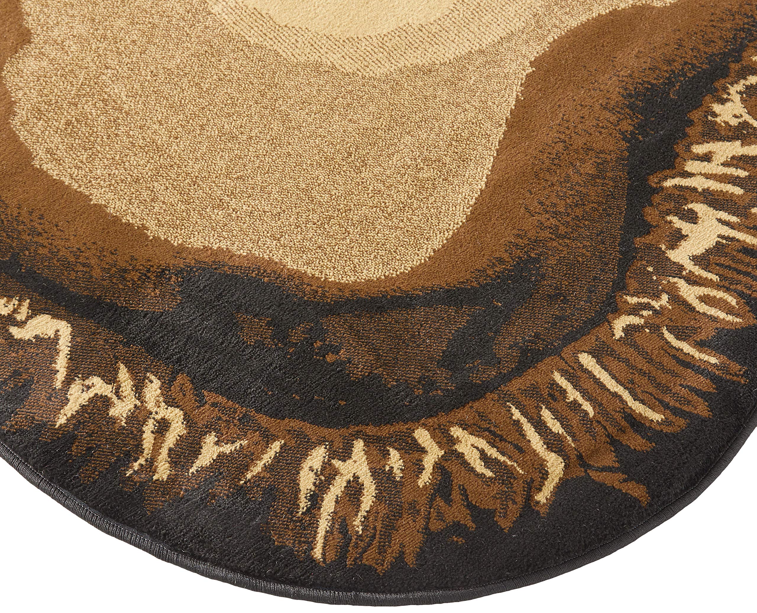 Bear Claw Rustic Lodge Paw Area Rug - 5'6