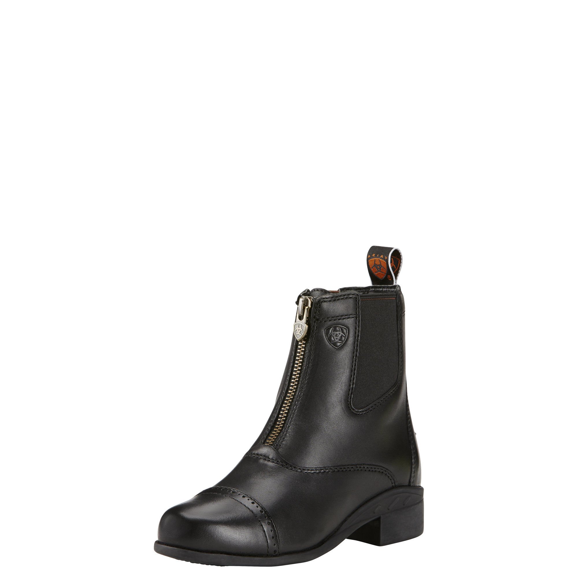 Ariat Devon III Kids Zip Paddock Boots - Black, Size 11 | Durable Equestrian Riding Boots for Children | Perfect for Horseback Riding Lessons & Stable Activities