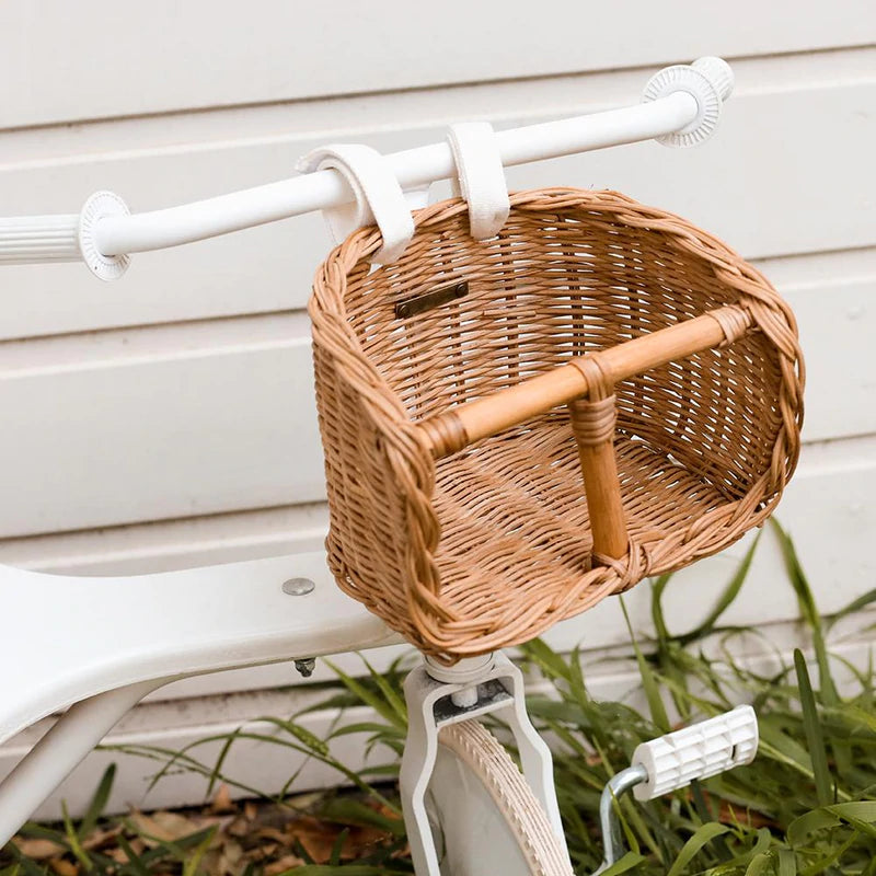 Dinkum Doll Bring Me Basket - Handmade Woven Storage Basket for Home Organization, Nursery Decor & Gift Giving | Perfect for Toys, Blankets & Laundry