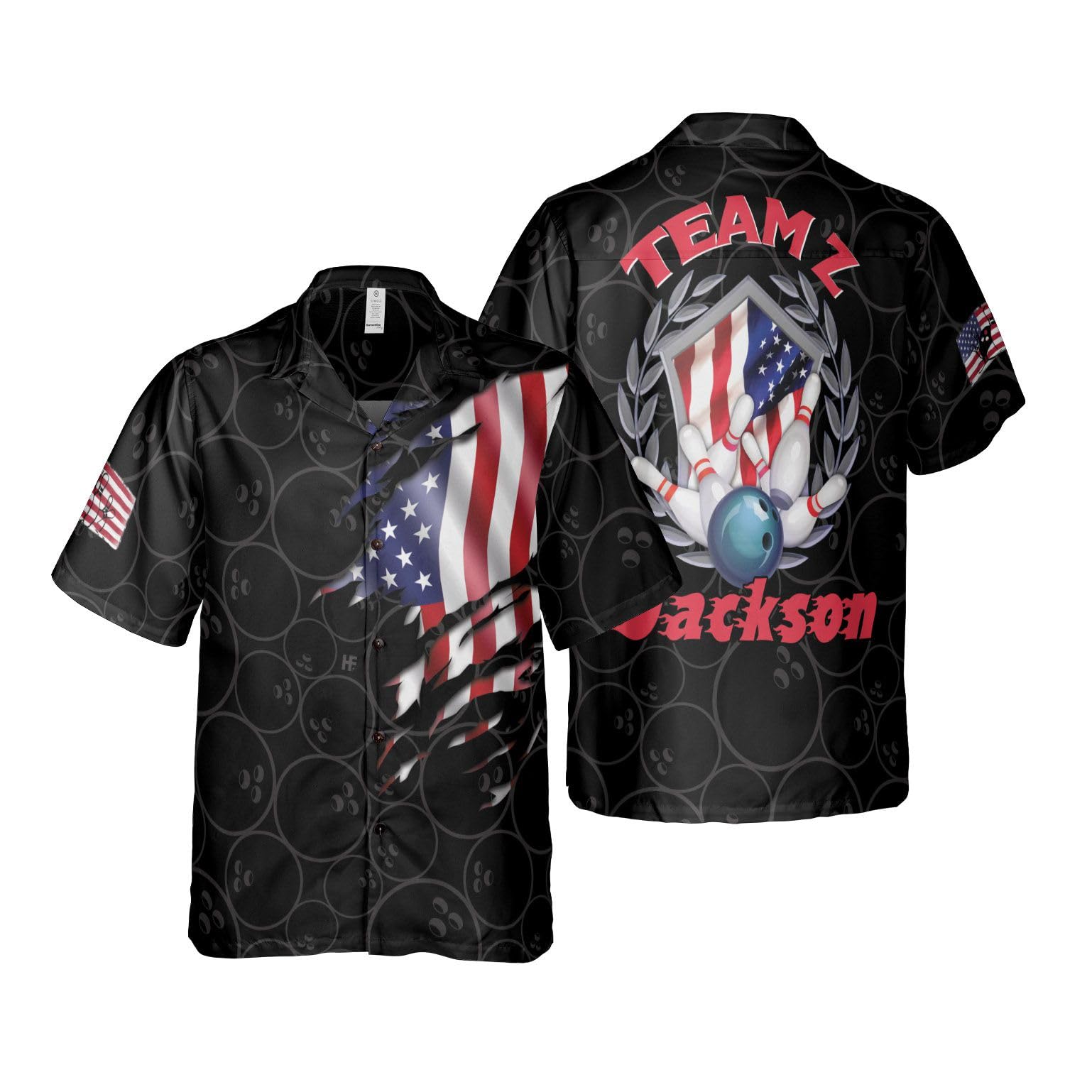 Custom Personalized Bowling Shirts with Names for Men & Women - Stylish Hawaiian Bowling Team Shirts - Perfect for Bowling Leagues, Tournaments & Casual Wear