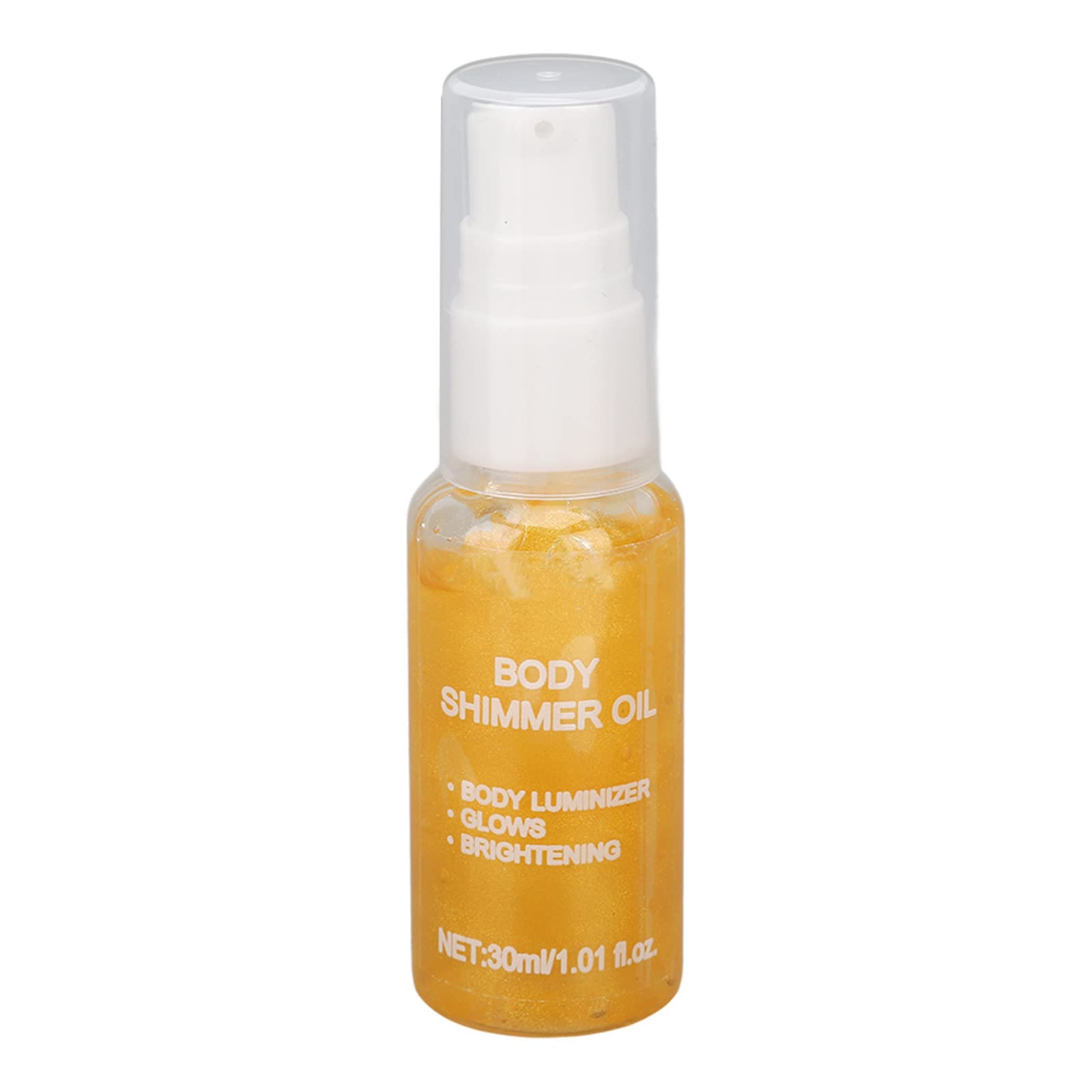 Golden Liquid Illuminator & Body Highlighter - Shimmering Luminizer Oil for Glowing Skin | Wrinkle-Filling & Firming Body Glitter | Perfect for Parties, Beach Days & Night Out Makeup