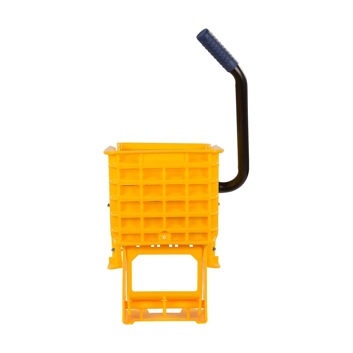 Carlisle 36908W04 Side Press Mop Wringer Bucket with Yellow Handle - Heavy Duty Commercial Cleaning Tool for Floors, Garages & Industrial Use