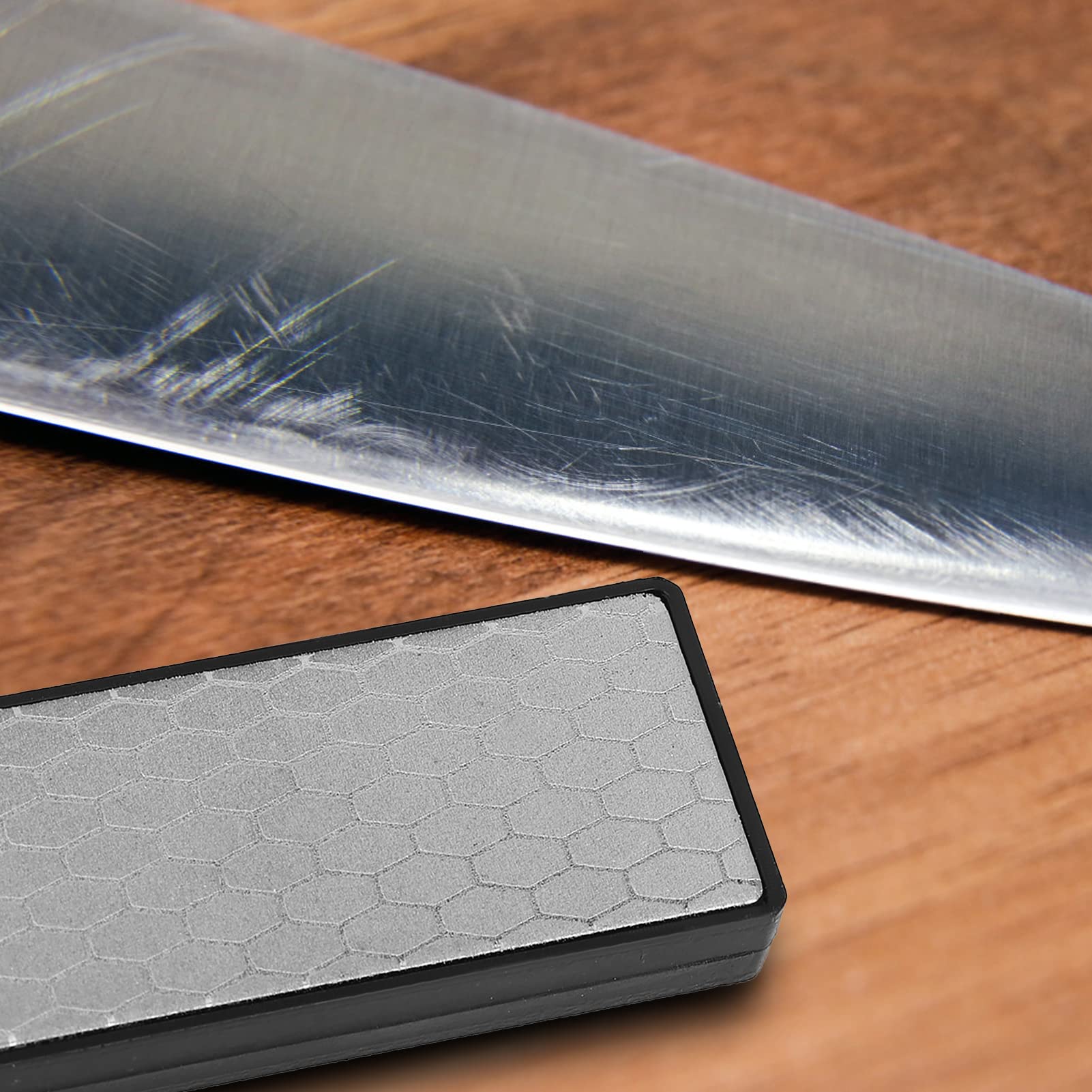 Premium Rhinestone Sharpening Stone - Dual Grit Fine/Coarse Knife Sharpener for Kitchen, Garden & Outdoor Tools | Folding Design for Camping, Hunting & Survival Knives | Perfect for Home Chefs, Gardeners & Outdoor Enthusiasts