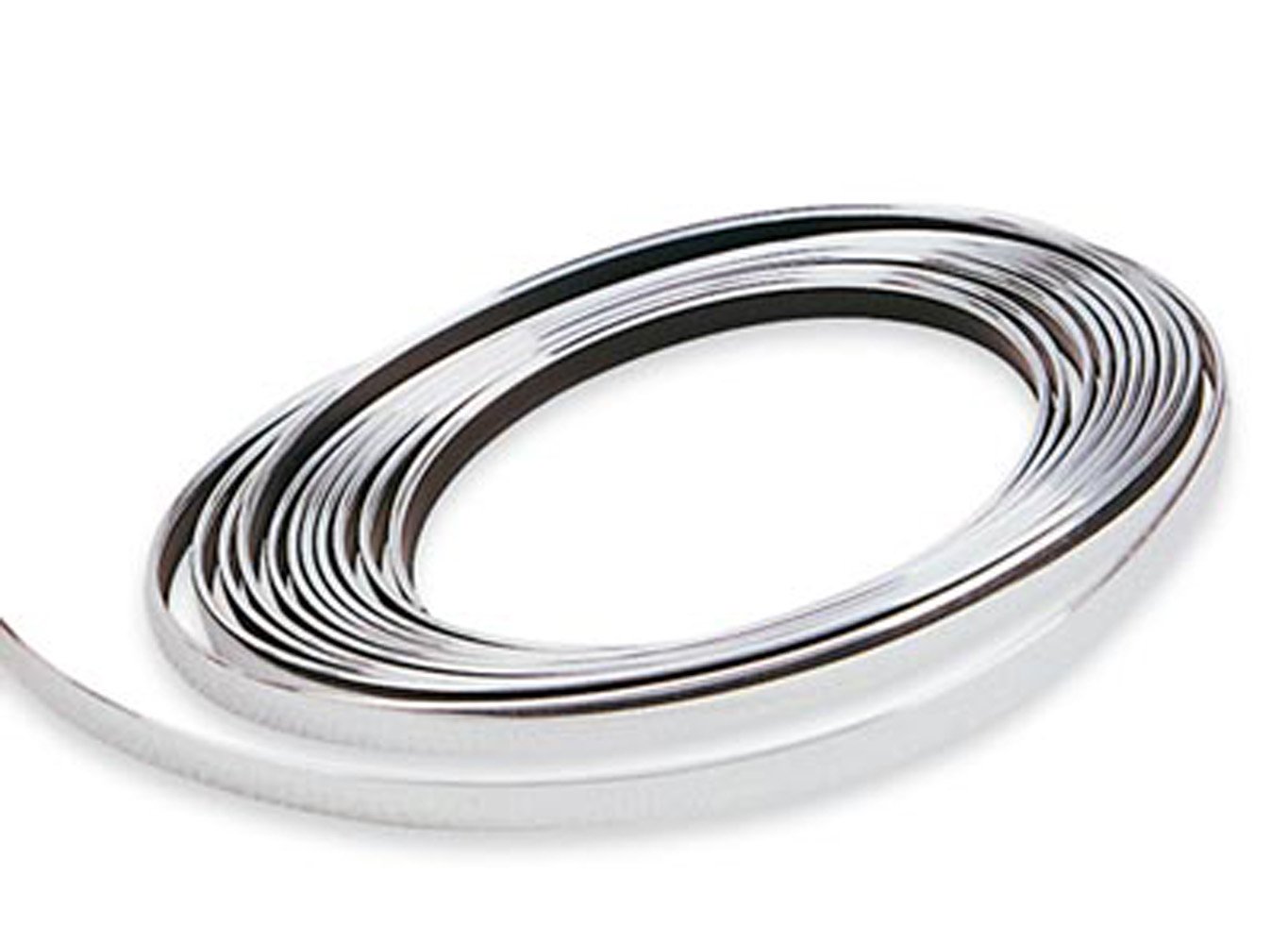SpA 15548 Chrome-Plated Edge Trimming Molding with Strong Double-Sided Adhesive Tape - Perfect for Car Interior, Furniture & DIY Home Improvement Projects