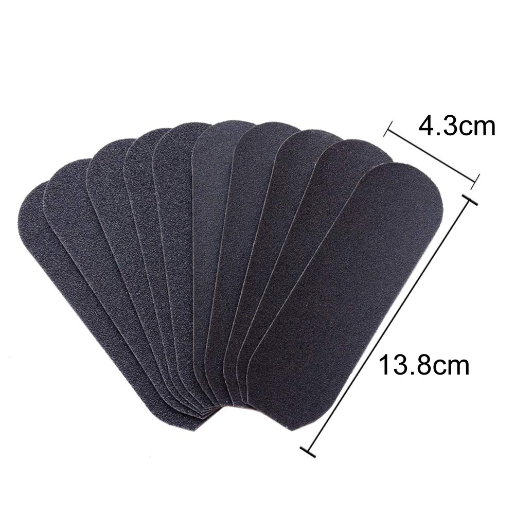 20-Pack Foot File Replacement Pads | Coarse & Fine Grit Abrasive Refills for Professional Stainless Steel Pedicure Files | Perfect for Home & Salon Foot Care Routines