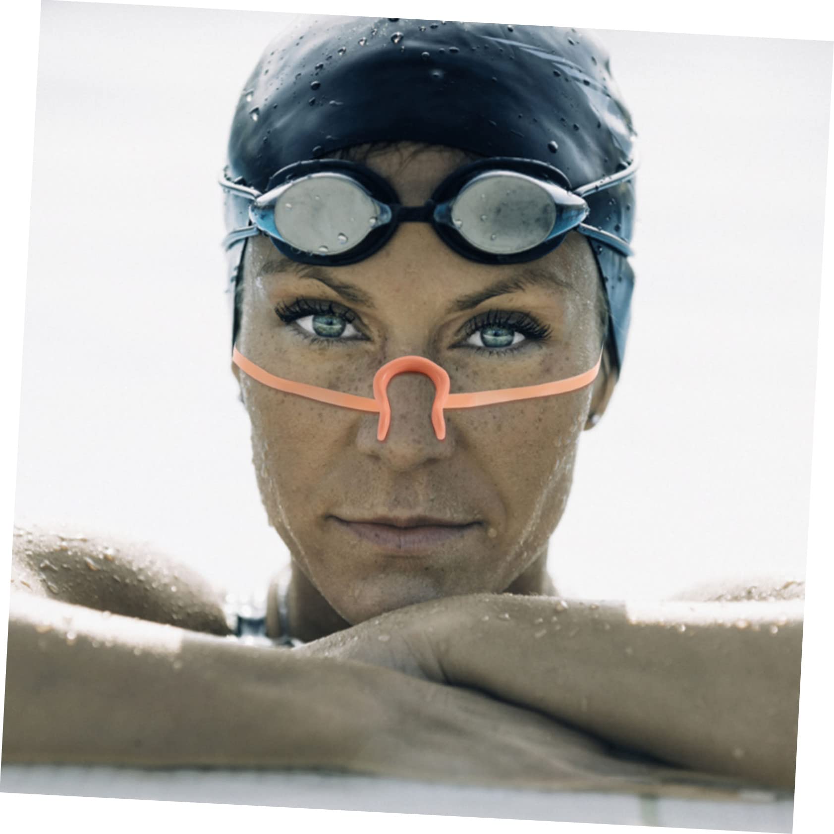 4pcs Silicone Nose Clips for Swimming - Comfortable Waterproof Nose Plugs for Adults & Kids - Perfect for Pool, Snorkeling, Diving and Water Sports