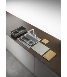 All In Universal Sink Accessory System AIUS300 by Franke - Premium Kitchen Organizer for Dishes, Utensils & Sponges - Perfect for Home, Restaurant & Commercial Use