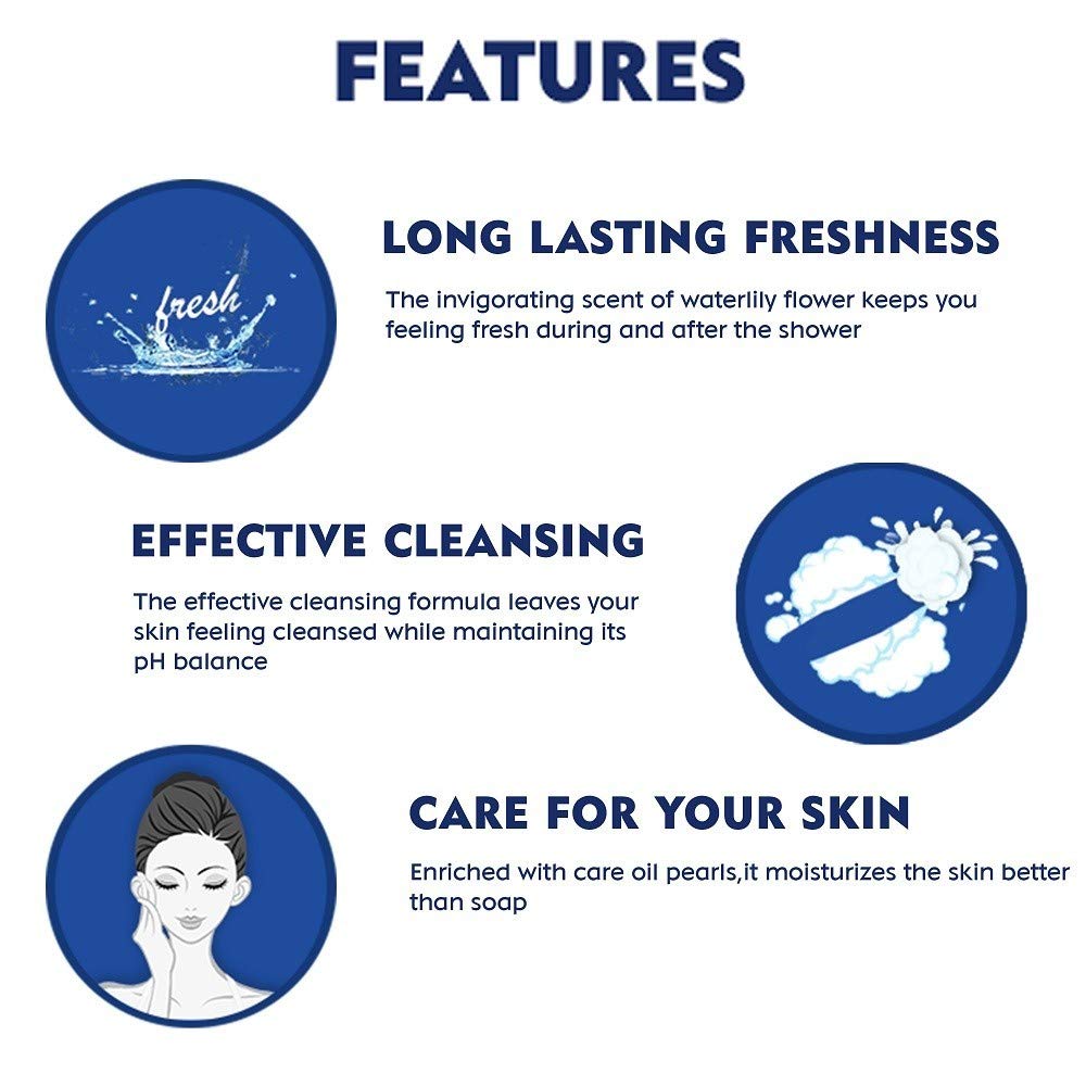 1. NIVEA Water Lily & Oil Body Wash for Women - 250ml Hydrating Shower Gel with Nourishing Oils | Perfect for Daily Skincare & Relaxing Bath Time   2. NIVEA Deep Impact Cleansing Body Wash for Men - 250ml Refreshing Shower Gel | Ideal for Post-Workout & Morning Routine    (Note: I've separated them into two optimized titles since they are distinct products. Each now includes SEO-friendly keywords, translated content, and usage scenarios while maintaining clarity.)