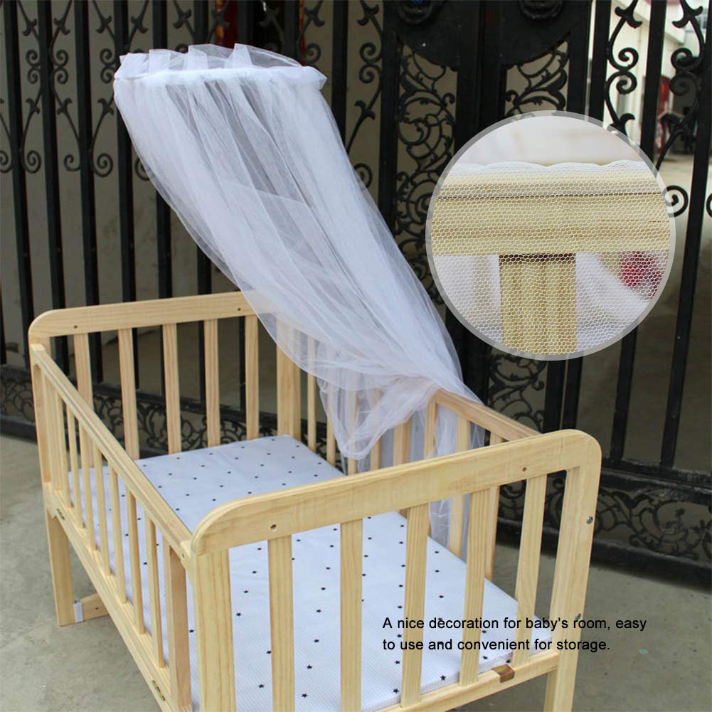 **Baby Crib Tent with Safety Canopy Netting - 1.6x4.2m Dustproof Mesh Cover for Infant Protection - Perfect for Nursery, Travel & Outdoor Use**