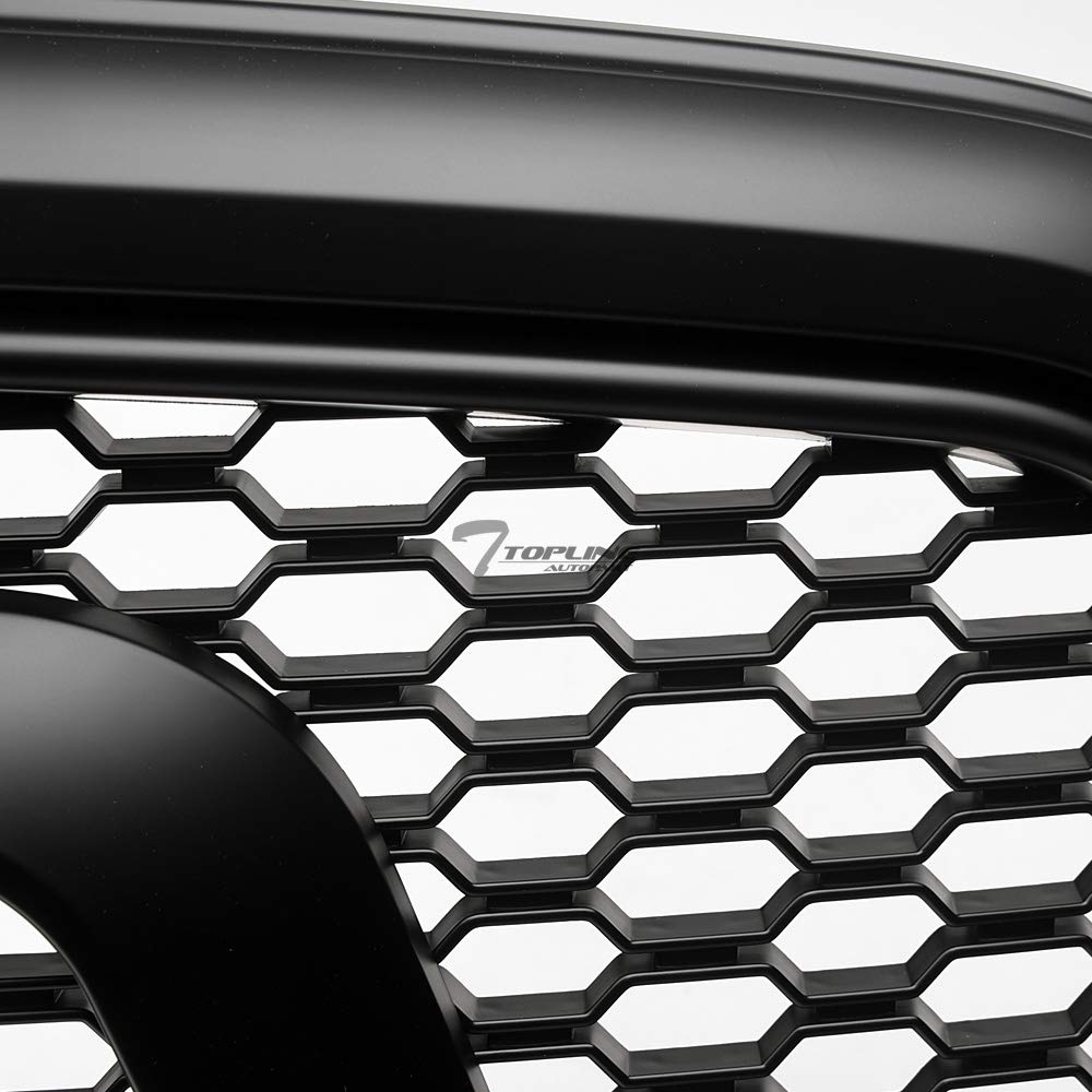 2013-2022 Dodge Ram 1500 & Classic Rebel Style Matte Black Honeycomb Mesh Front Bumper Grill | Replacement Grille for Off-Road & Truck Customization | Enhances Vehicle Appearance & Protection