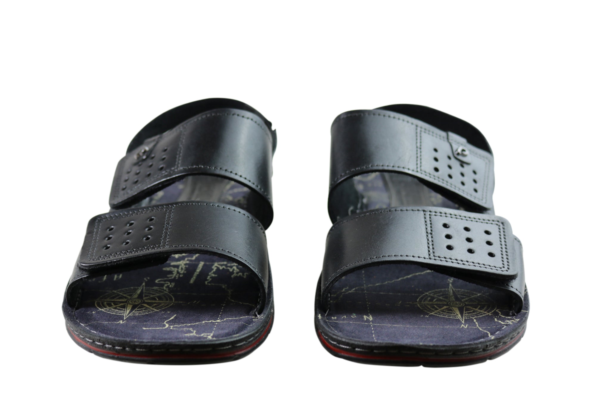 Premium Men's Leather Sandals - Handmade in Brazil - Comfortable & Durable for Beach, Travel & Casual Wear