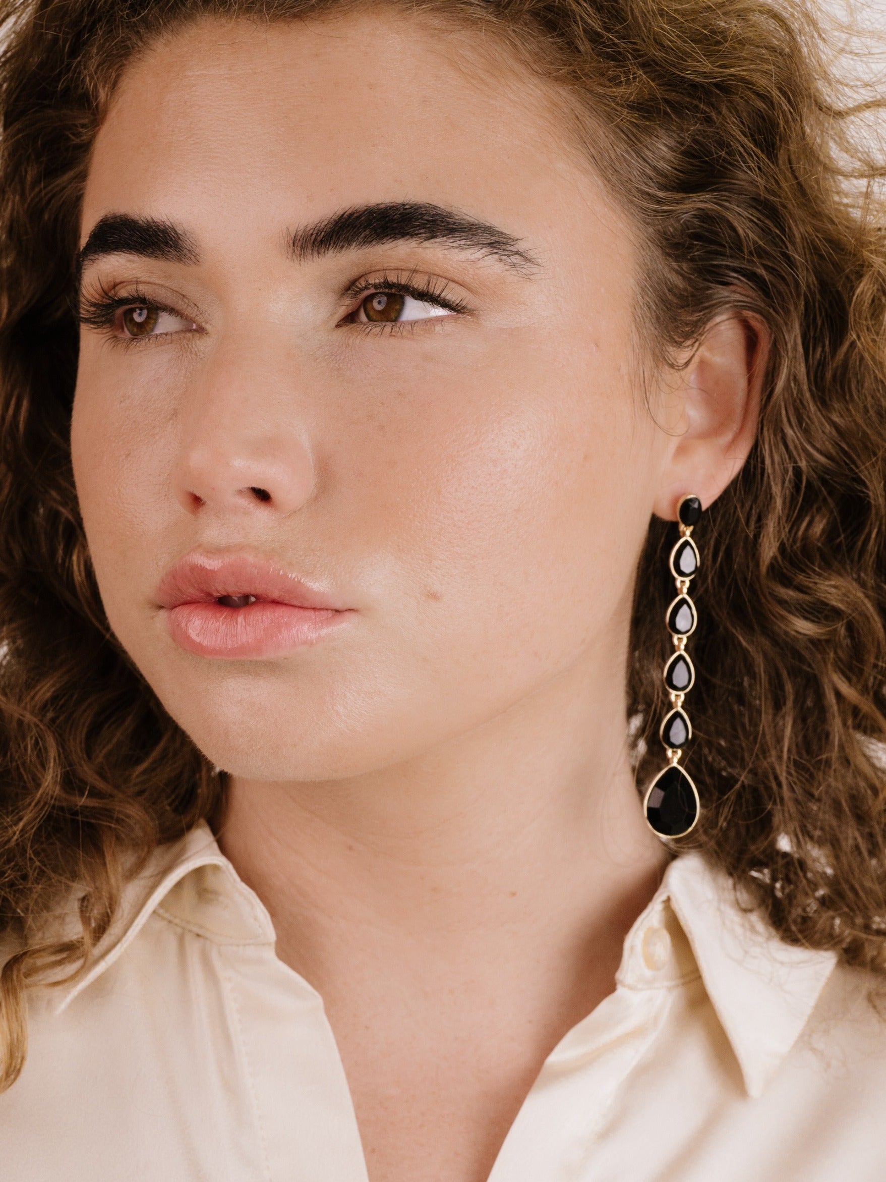 Crystallized Drop Earrings for Women - Elegant Dangling Jewelry for Parties, Weddings & Special Occasions | Handmade Gemstone Earrings
