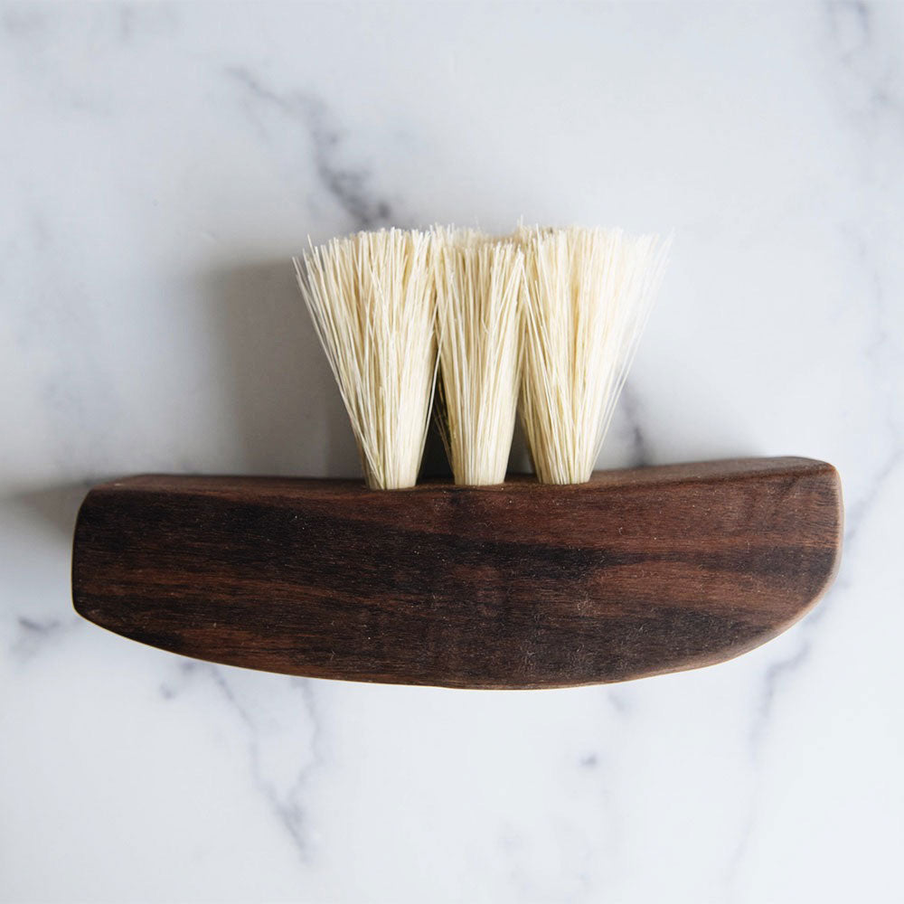 Premium Large Wooden Counter Brush - Heavy Duty Kitchen Scrubber for Stains & Grime - Ideal for Countertops, Sinks & Stovetops Cleaning (Model MT0992)