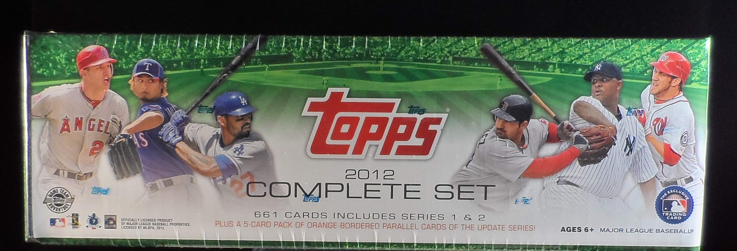 2012 Topps Factory Set Baseball Holiday Box - Complete MLB Trading Card Collection for Collectors & Fans - Perfect for Gifts, Display, and Memorabilia