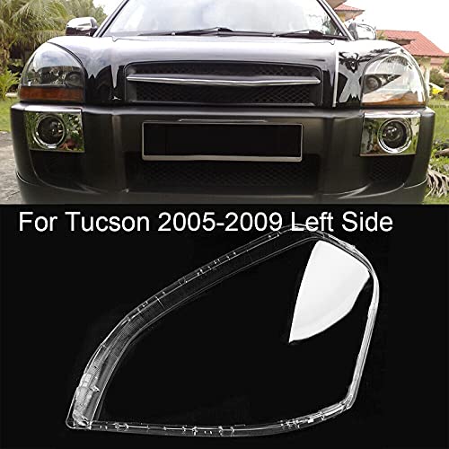 2005-2009 Hyundai Tucson Headlight Lens Cover - Clear Replacement Front Light Lampshade Shell for Improved Visibility & Safety | Perfect for Night Driving, Foggy Conditions & Vehicle Restoration Projects