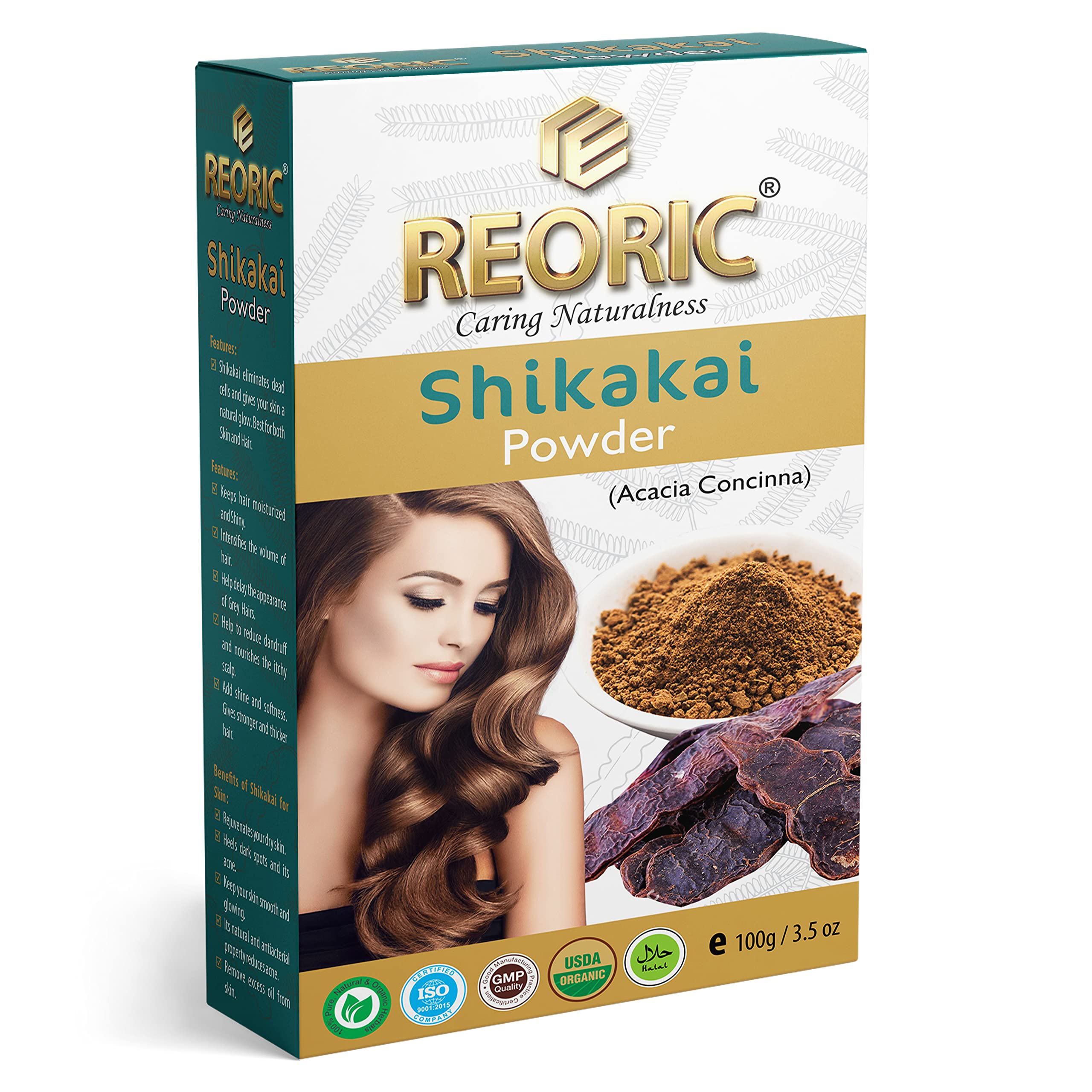 Organic Shikakai Powder for Hair Growth & Scalp Care | 100% Natural Acacia Concinna Hair Treatment | Promotes Stronger, Longer Hair | Chemical-Free Ayurvedic Solution (100g) | Perfect for DIY Hair Masks & Natural Hair Regimen