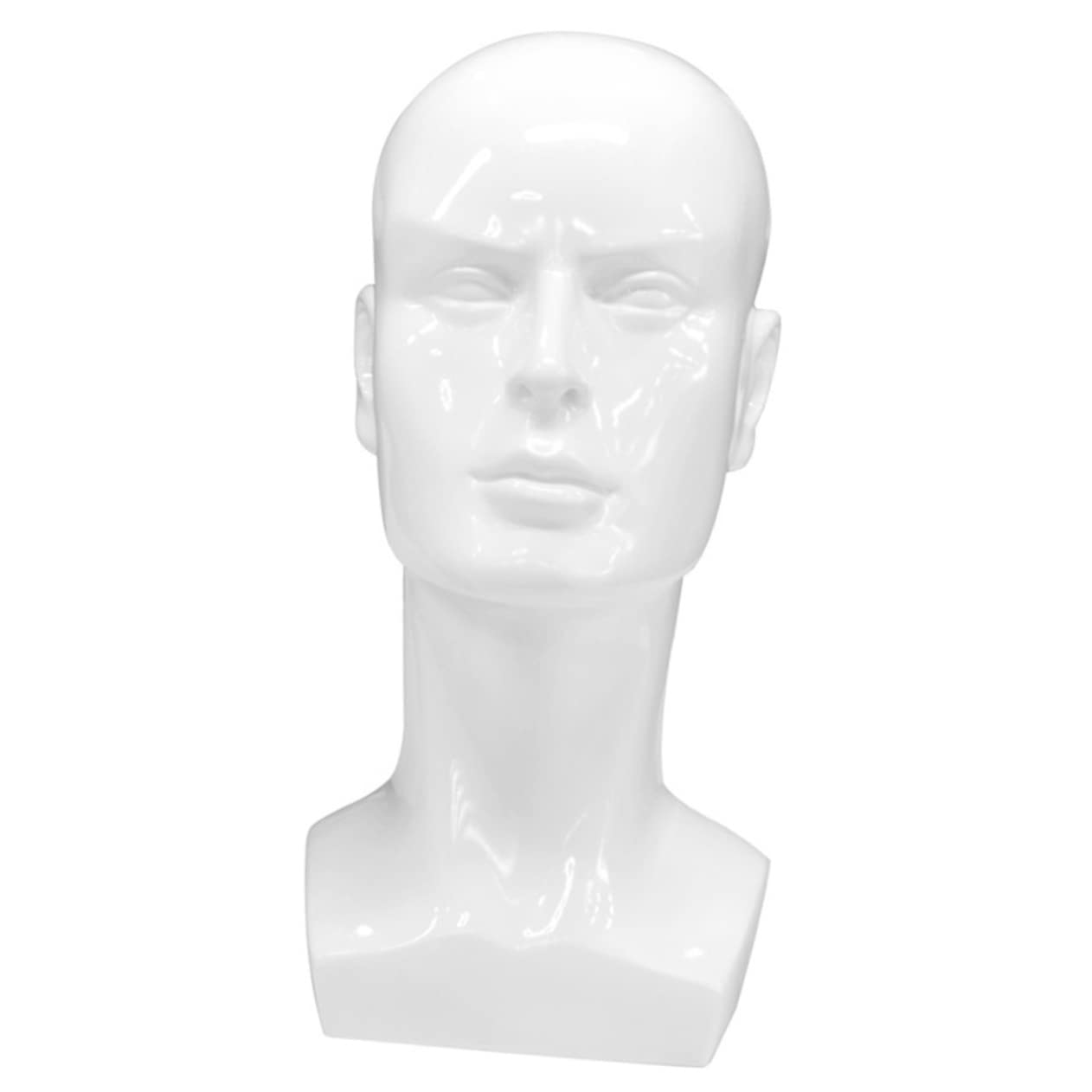VILLFUL Full-Size Male Wig Display Mannequin Head - Professional Cosmetology Model with Sturdy Safe Stand for Salon, Barber Shop & Hair Styling Practice