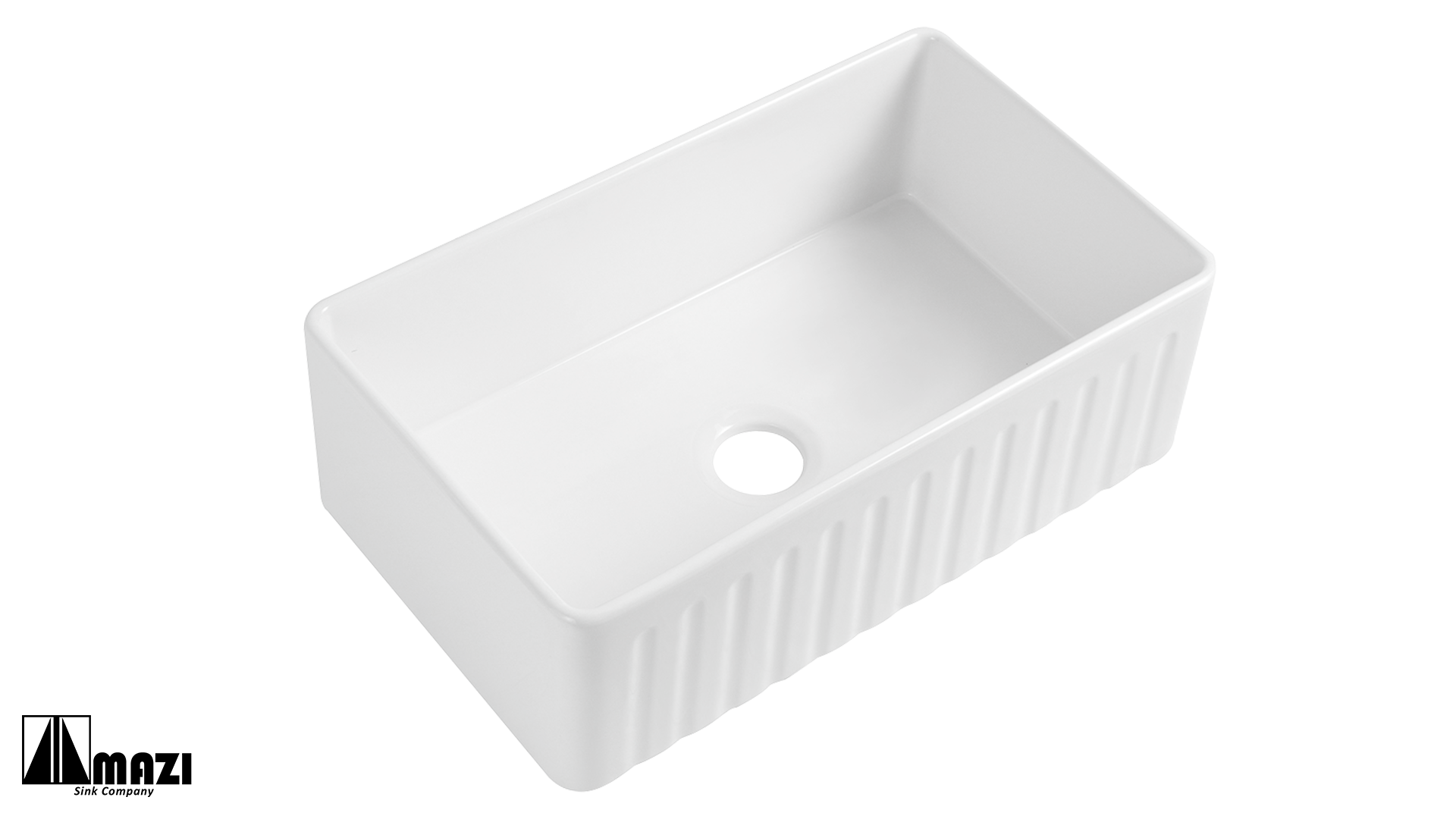 Premium 3320N Ceramic Farmhouse Kitchen Sink - Durable & Stylish for Modern Farmhouse, Rustic, and Country Style Kitchens | Perfect for Food Prep, Washing Dishes, and Farmhouse Decor