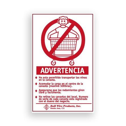 Wall Mounted Warning Sign in Spanish - Bilingual Safety Sign for Workplace, Construction Sites & Public Areas