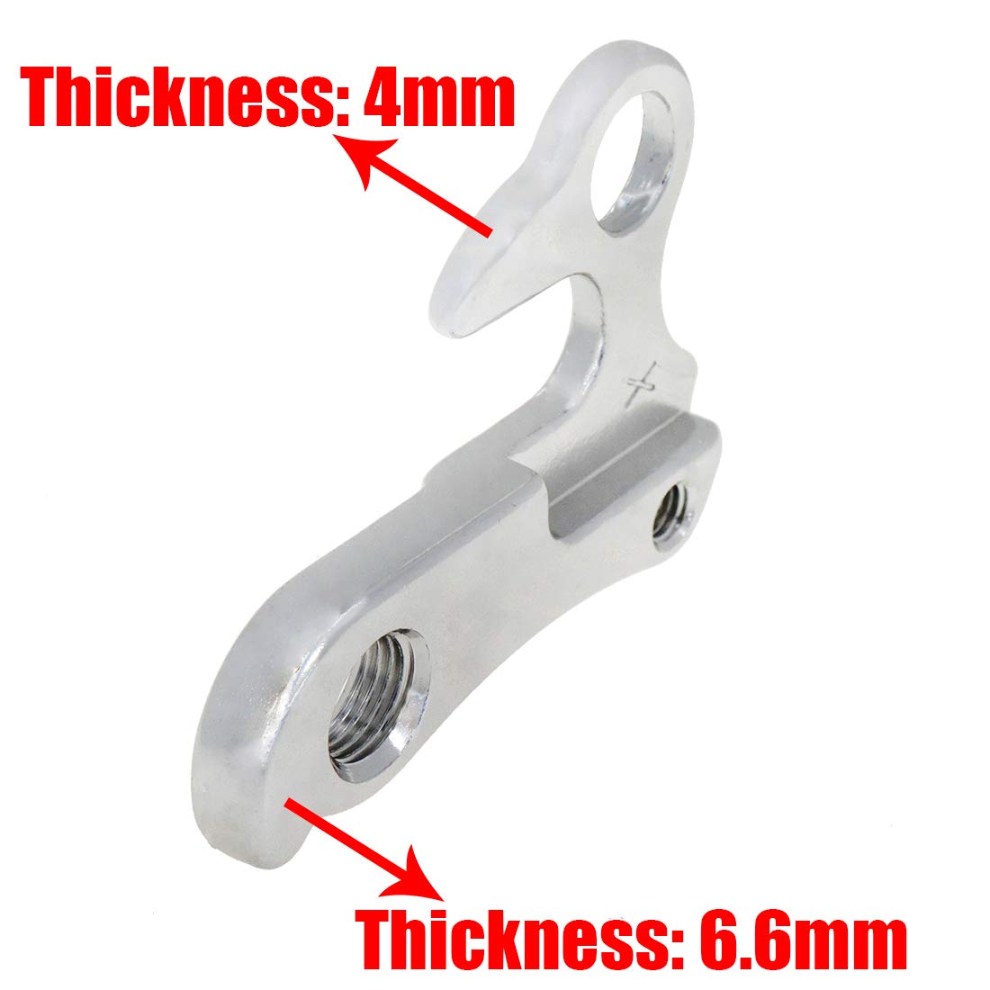 2 Pcs Bike Derailleur Hanger Frame Gear Tail Hook - Compatible with Cyclocross, Hybrid, Mountain & Road Bikes | Durable Replacement Part for Smooth Gear Shifting | Perfect for Commuting, Trail Riding & Racing