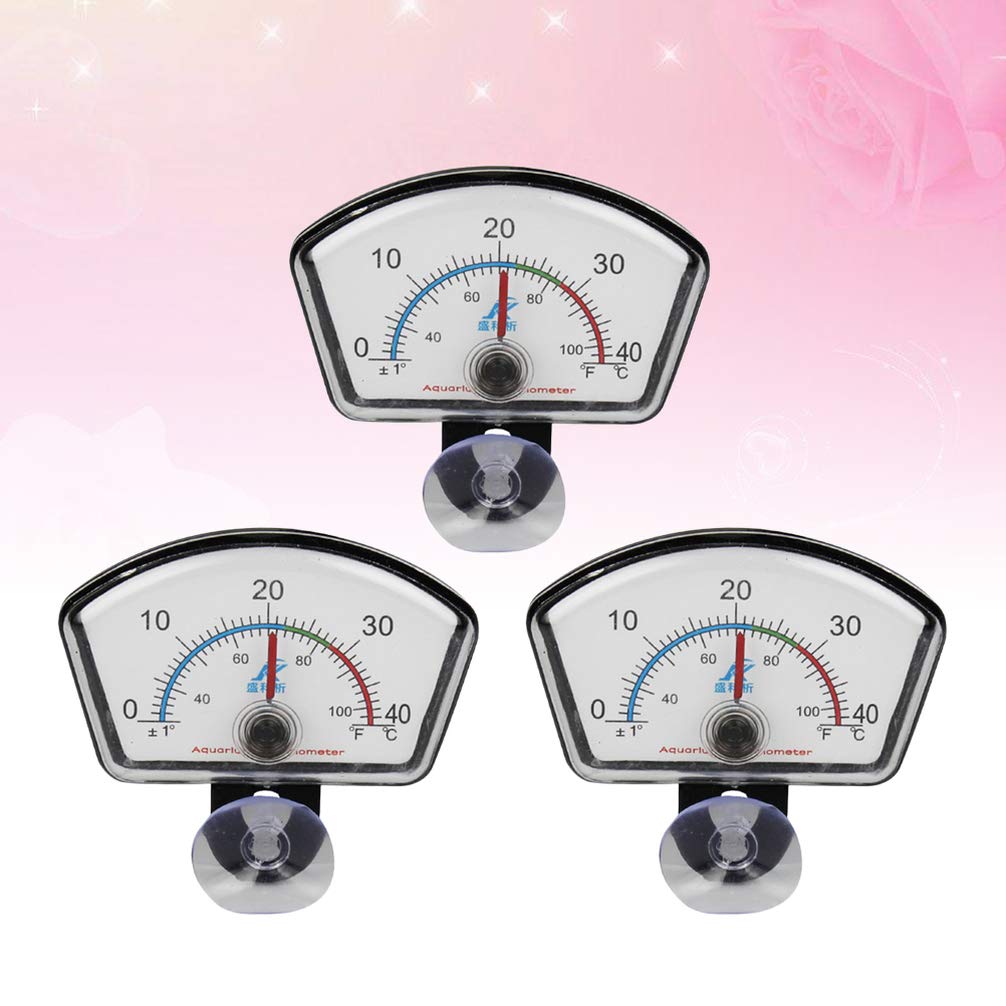 Balacoo 3-Piece Fish Tank Measuring Kit - Aquarium Thermometer, Water Temperature Gauge & Pointer Tool for Freshwater & Saltwater Tanks | Perfect for Home Aquariums, Fish Breeding & Aquatic Pet Care