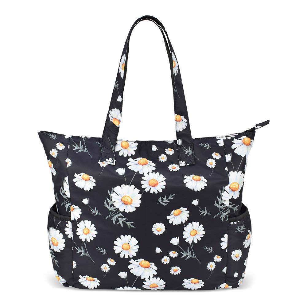 CLOUDMUSIC Large Waterproof Shoulder Tote Bag for Women - Perfect for Nurses, Teachers, Work, Gym, Travel & Beach - Spacious & Durable Carryall
