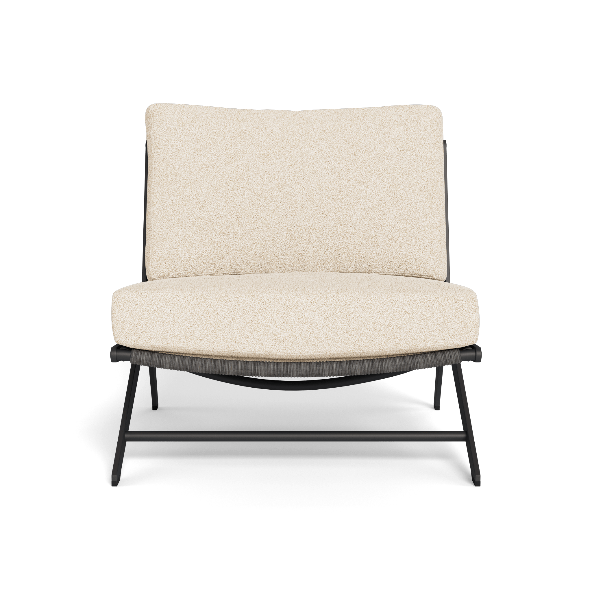 Loop Easy Chair - Modern Ergonomic Lounge Chair for Living Room, Bedroom & Office - Comfortable Reading & Relaxation Chair with Sturdy Metal Frame