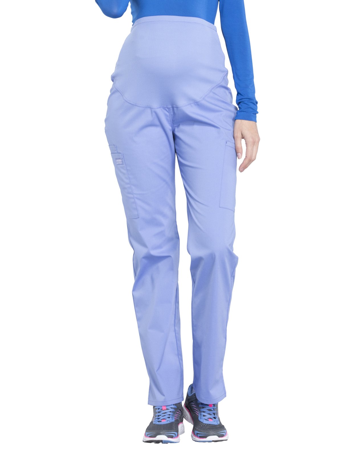 Cherokee Women's Scrubs Pants - Professional Medical Workwear for Nurses & Healthcare Workers - Maternity Straight Leg WW220 - Comfortable & Durable for Long Shifts & Hospital Use