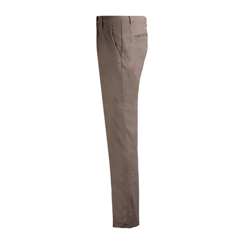 FRADI Men's Fleece Cotton Stretch Chinos Pants - Comfortable YUTA REG Fit Casual Trousers for Work, Travel & Everyday Wear