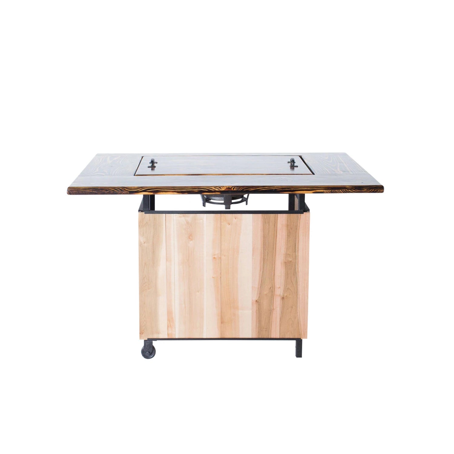 Premium Sweet Maple Backyard Hibachi Grill - Portable Charcoal BBQ for Outdoor Cooking, Camping, and Patio Parties