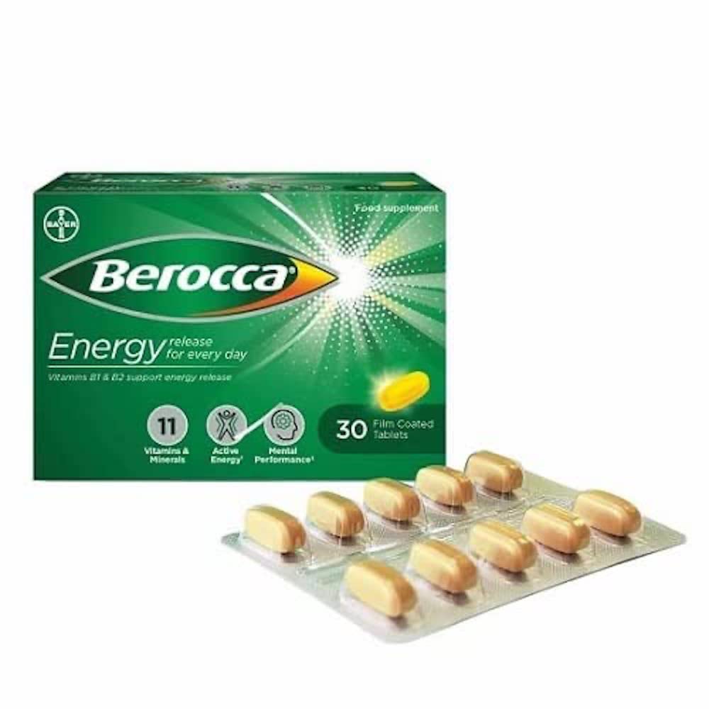 Berocca Multivitamin Effervescent Tablets - 30 Count | Immune Support & Energy Boost | Perfect for Workouts, Travel & Daily Wellness