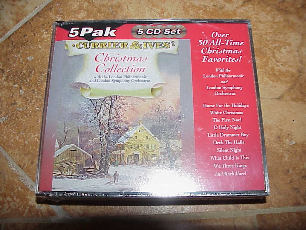 Christmas Collection 5 CD Set - Holiday Music Gift Box for Festive Celebrations, Parties & Cozy Winter Evenings