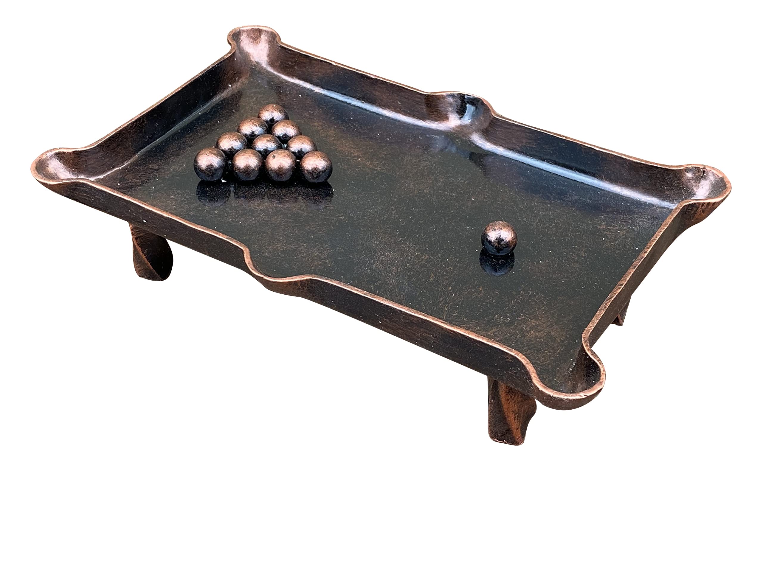 Premium Iron Ashtray for Men - Elegant Smoking Accessory & Unique Gift for Billiard Lovers - Perfect for Home, Office, or Man Cave Decor