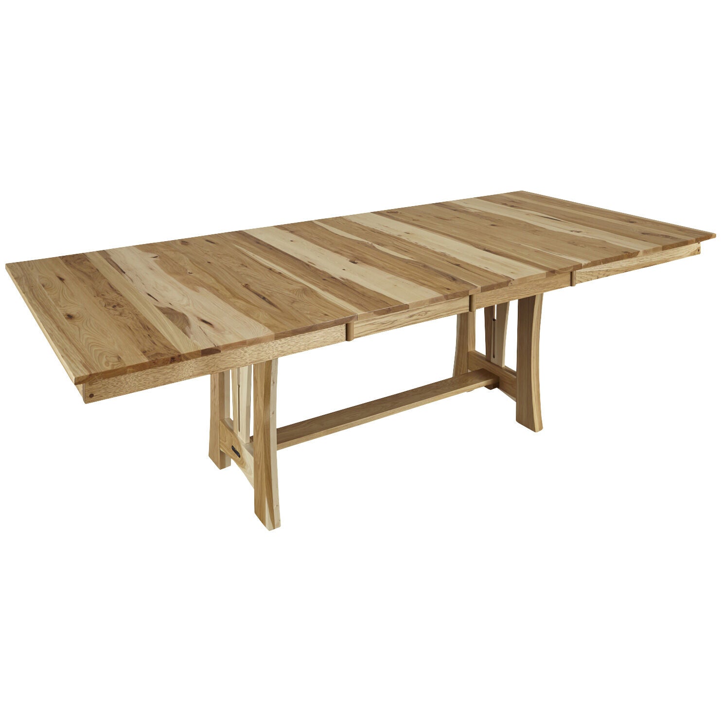 Modern Cattail Dining Table - Solid Wood Kitchen Table for 6 - Farmhouse Style Dining Room Furniture for Home & Restaurant Use
