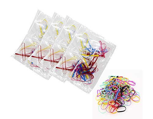 Majik Candy Color Baby Girls Hair Ties - 12 Pack Multicolor Elastic Rubber Bands for Toddlers & Kids | Perfect for School, Parties & Daily Hairstyles
