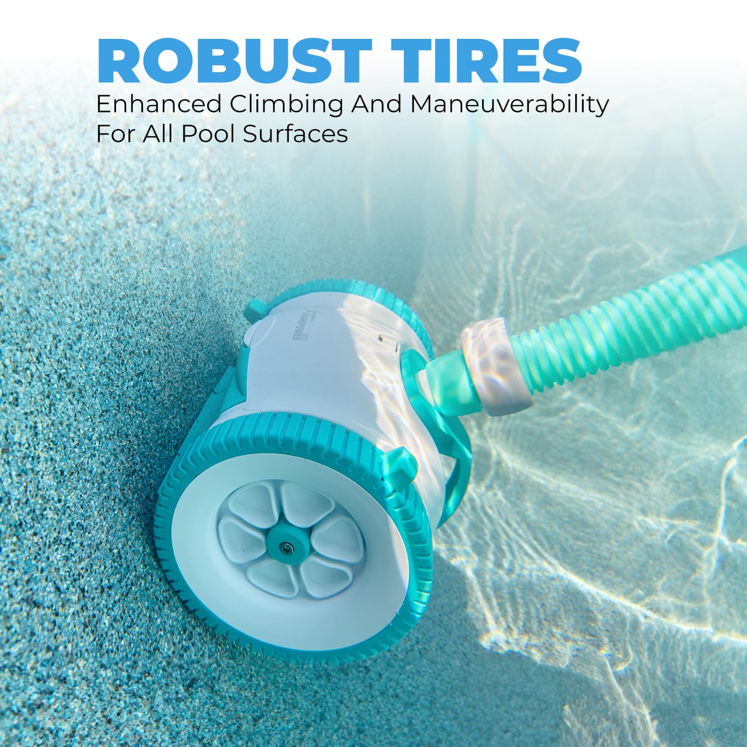 XtremepowerUS Automatic Suction-Side Pool Vacuum Cleaner with 39ft Hose - Ideal for In-Ground Pools up to 16x24ft | Efficient Debris Removal for Leaves, Dirt & Sand | Perfect for Backyard, Residential & Commercial Swimming Pool Maintenance