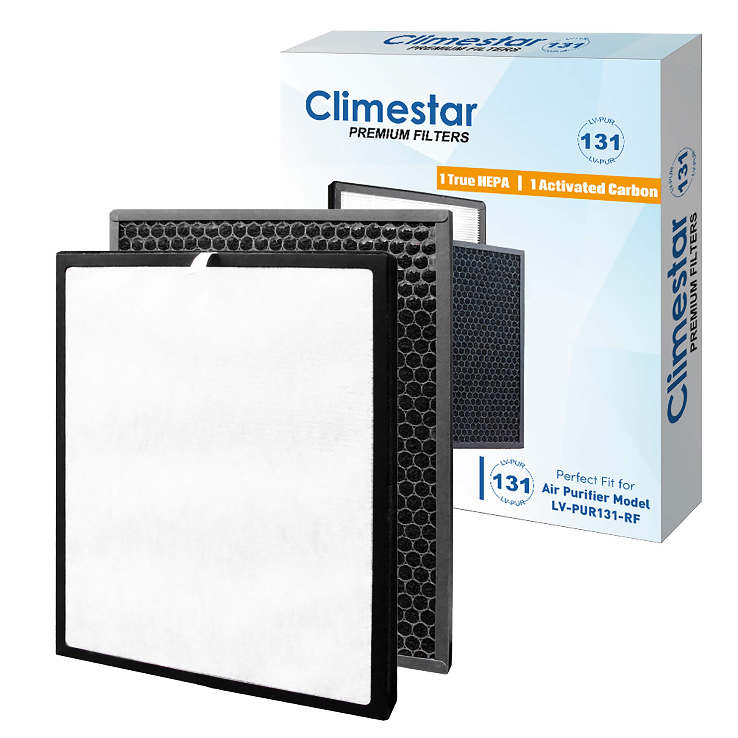 Climestar H13 Grade True HEPA Filter & Pre-Filter Replacement Set for Levoit LV-PUR131 Air Purifier - Eliminates Dust, Pollen, Pet Dander for Cleaner Air in Bedrooms & Living Rooms